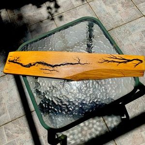 Fractal Wood Burning Art